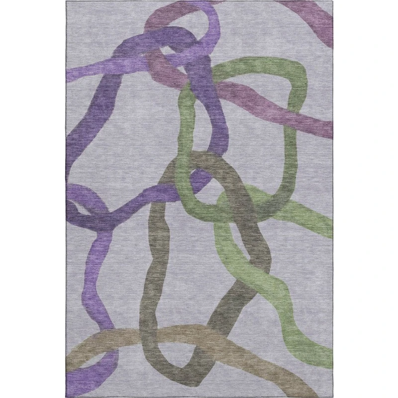 Addison Mayfield Purple AMF2394 5ft. x 7ft. 6in. Rect. Rug