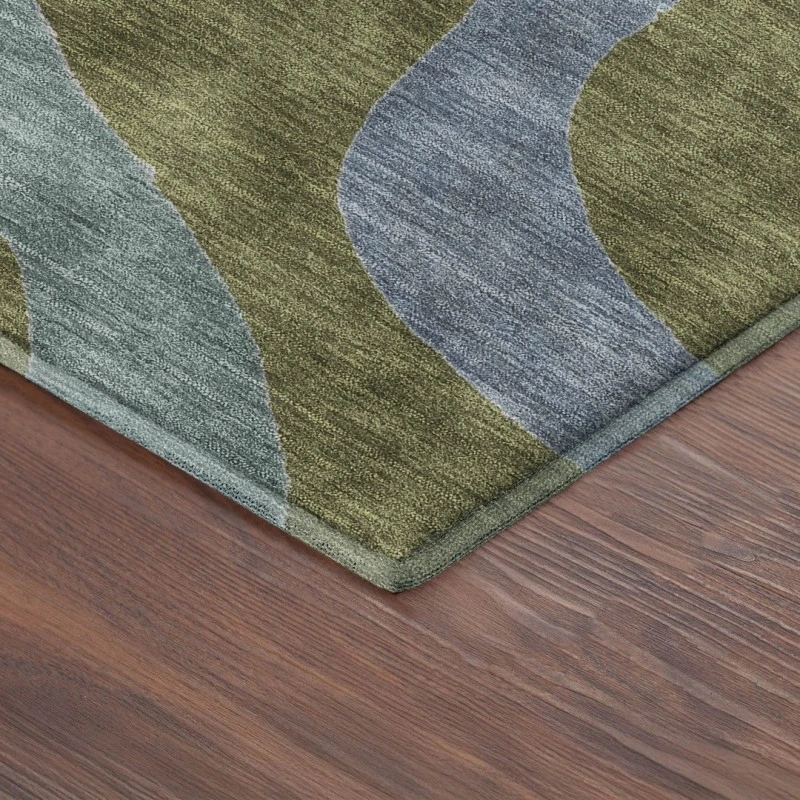 Addison Mayfield Green AMF2394 - 8ft. Round Rug