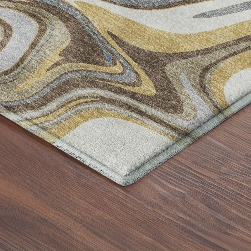 Addison Mayfield Gray AMF2395 - 8ft. Round Rug