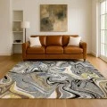 Addison Mayfield Gray AMF2395 - 8ft. Round Rug