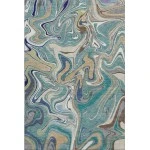 Addison Mayfield Teal AMF2395 5ft. x 7ft. 6in. Rect. Rug