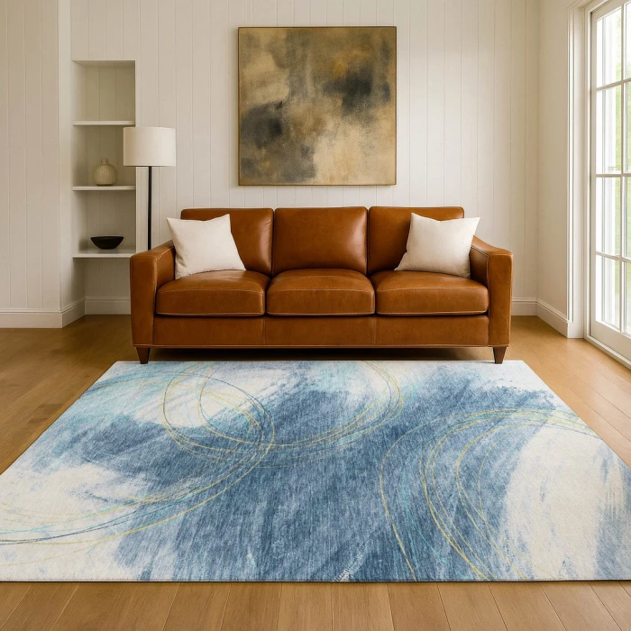 Addison Mayfield Blue AMF2396 2ft. 3in. x 7ft. 6in. Rect. Rug