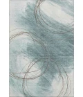 Addison Mayfield Teal AMF2396 - 8ft. Round Rug