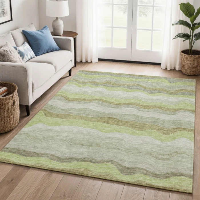Addison Mayfield Green AMF2397 2ft. 3in. x 7ft. 6in. Rect. Rug