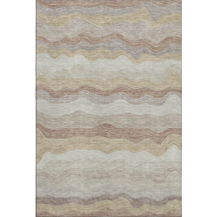 Addison Mayfield Brown AMF2397 - 8ft. Round Rug