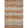 Addison Mayfield Orange AMF2397 - 8ft. Round Rug