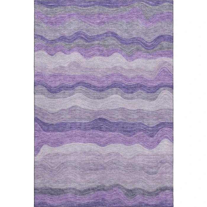 Addison Mayfield Purple AMF2397 - 8ft. Round Rug