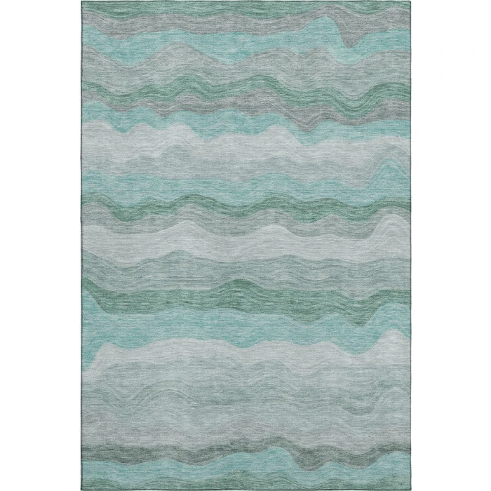Addison Mayfield Teal AMF2397 2ft. 3in. x 7ft. 6in. Rect. Rug
