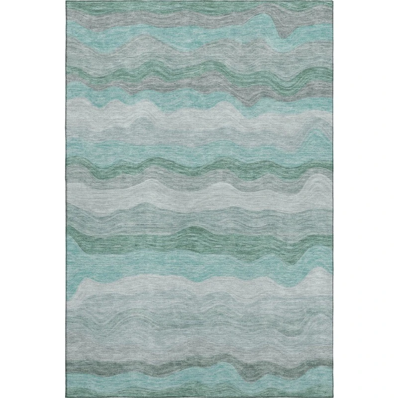 Addison Mayfield Teal AMF2397 2ft. 3in. x 7ft. 6in. Rect. Rug
