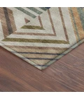 Addison Mayfield Brown AMF2399 - 8ft. Round Rug