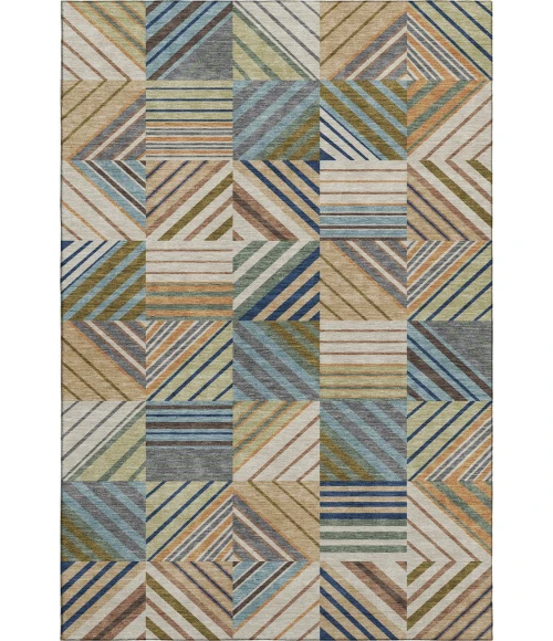 Addison Mayfield Brown AMF2399 - 8ft. Round Rug