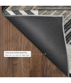 Addison Mayfield Black AMF2399 - 8ft. Round Rug