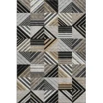 Addison Mayfield Black AMF2399 2ft. 3in. x 7ft. 6in. Rect. Rug
