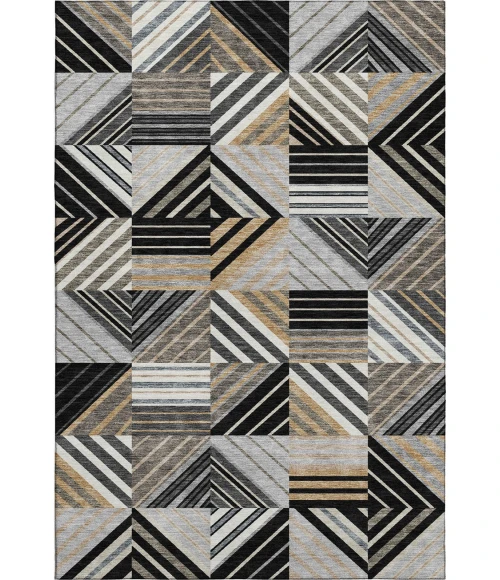 Addison Mayfield Black AMF2399 - 8ft. Round Rug