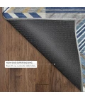 Addison Mayfield Blue AMF2399 - 8ft. Round Rug