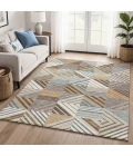 Addison Mayfield Brown AMF2399 - 8ft. Round Rug