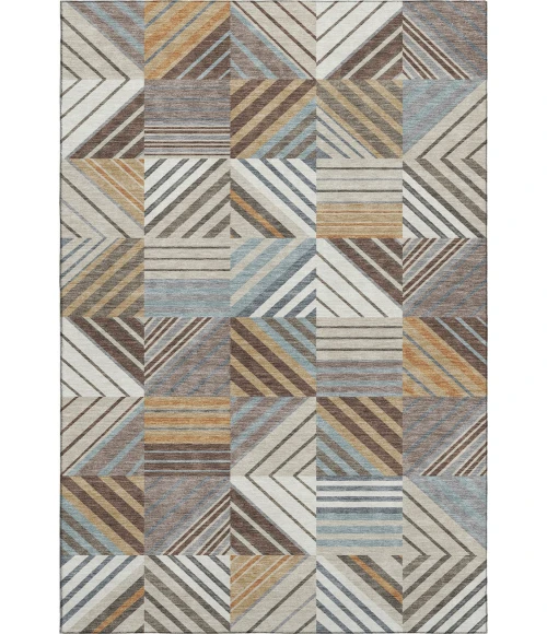 Addison Mayfield Brown AMF2399 - 8ft. Round Rug