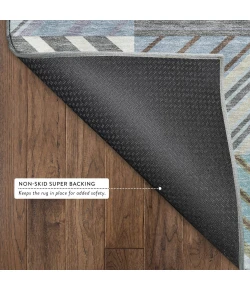Addison Mayfield Teal AMF2399 - 8ft. Round Rug