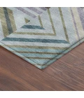 Addison Mayfield Teal AMF2399 - 8ft. Round Rug