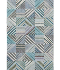 Addison Mayfield Teal AMF2399 - 8ft. Round Rug