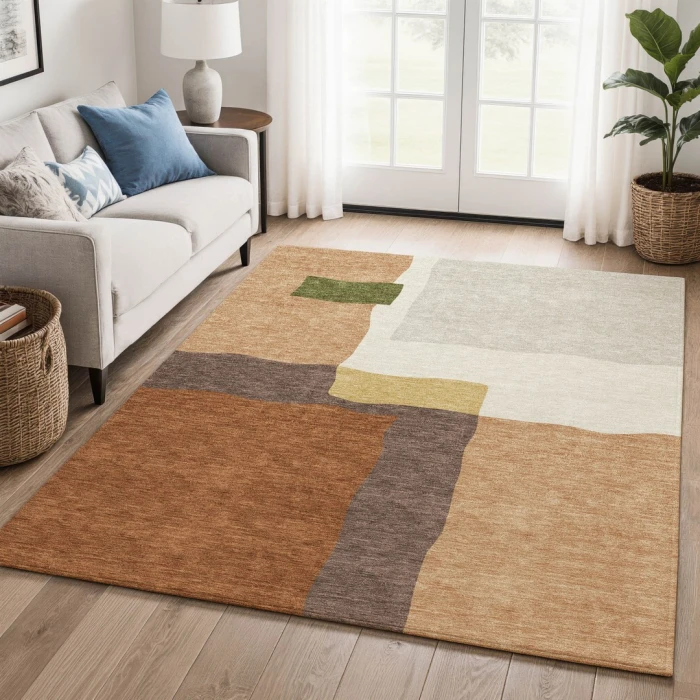 Addison Mayfield Orange AMF2400 5ft. x 7ft. 6in. Rect. Rug
