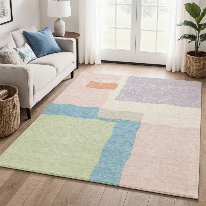 Addison Mayfield Pink AMF2400 5ft. x 7ft. 6in. Rect. Rug