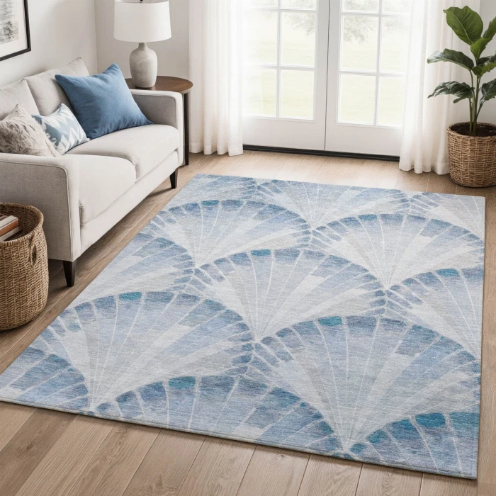Addison Mayfield Blue AMF2401 2ft. 3in. x 7ft. 6in. Rect. Rug