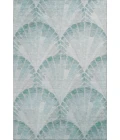 Addison Mayfield Teal AMF2401 - 8ft. Round Rug