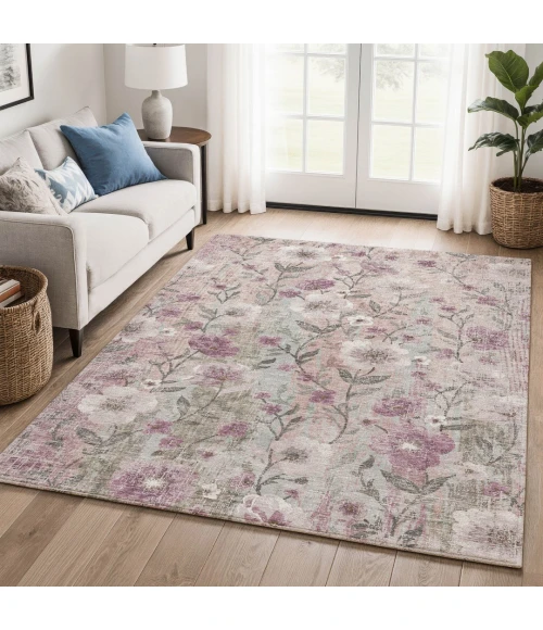 Addison Mayfield Pink AMF2403 9ft. x 12ft. Rect. Rug