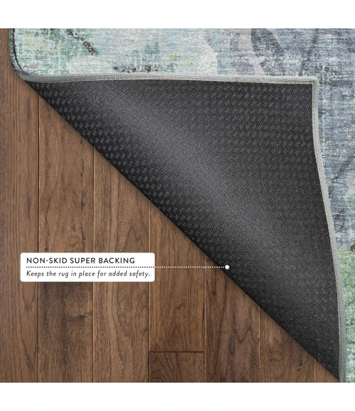 Addison Mayfield Teal AMF2403 9ft. x 12ft. Rect. Rug