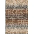 Addison Mayfield Orange AMF2404 - 8ft. Round Rug