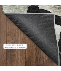 Addison Mayfield Black AMF2405 - 8ft. Round Rug
