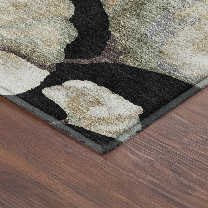 Addison Mayfield Black AMF2405 - 8ft. Round Rug