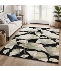 Addison Mayfield Black AMF2405 - 8ft. Round Rug