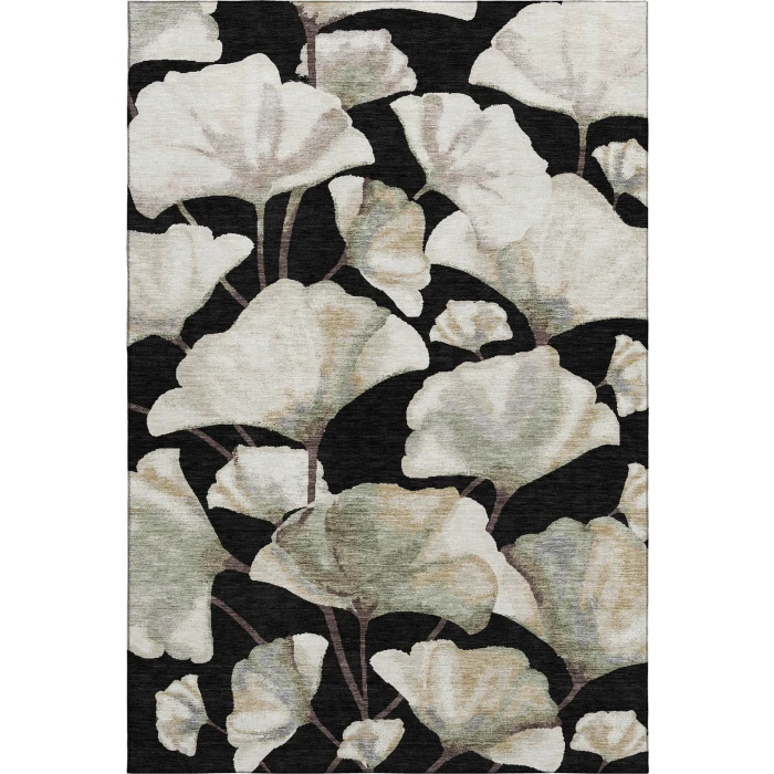 Addison Mayfield Black AMF2405 - 8ft. Round Rug
