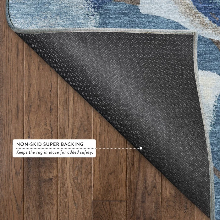 Addison Mayfield Blue AMF2405 - 8ft. Round Rug