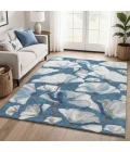 Addison Mayfield Blue AMF2405 - 8ft. Round Rug