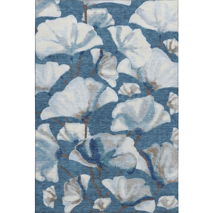 Addison Mayfield Blue AMF2405 - 8ft. Round Rug