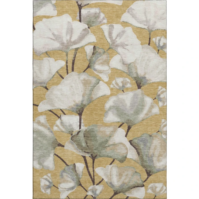 Addison Mayfield Gold AMF2405 - 8ft. Round Rug
