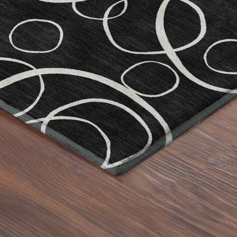 Addison Mayfield Black AMF2407 8ft. x 10ft. Rect. Rug