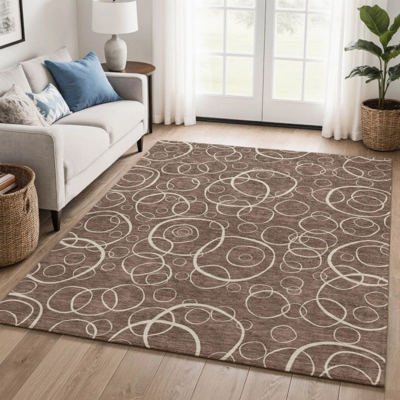 Addison Mayfield Brown AMF2407 2ft. 3in. x 7ft. 6in. Rect. Rug