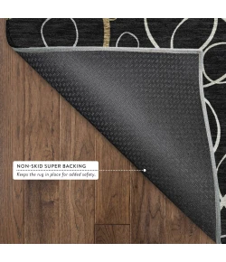 Addison Mayfield Black AMF2408 - 8ft. Round Rug