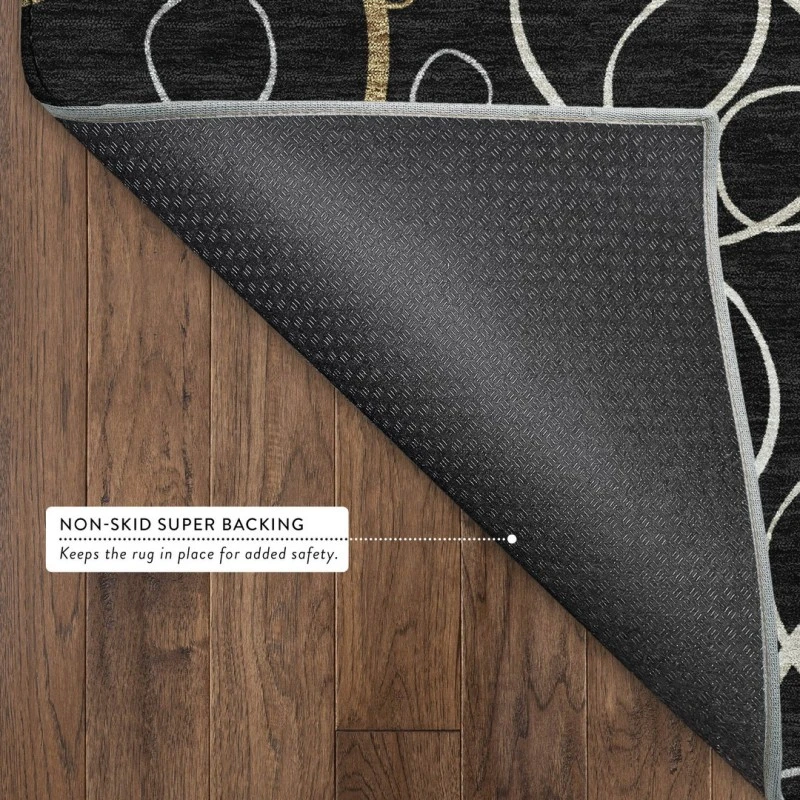 Addison Mayfield Black AMF2408 5ft. x 7ft. 6in. Rect. Rug
