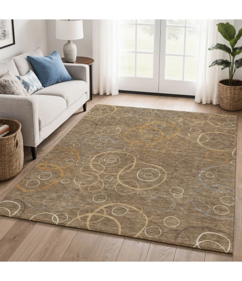 Addison Mayfield Brown AMF2408 8ft. x 10ft. Rect. Rug