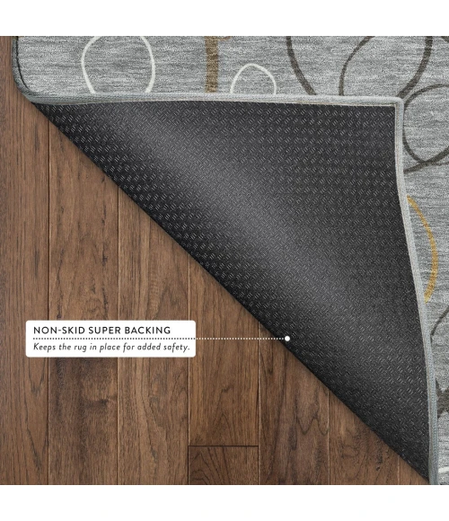 Addison Mayfield Gray AMF2408 - 8ft. Round Rug