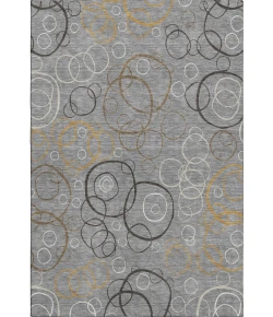 Addison Mayfield Gray AMF2408 - 8ft. Round Rug