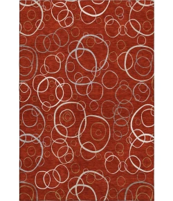 Addison Mayfield Red AMF2408 - 8ft. Round Rug