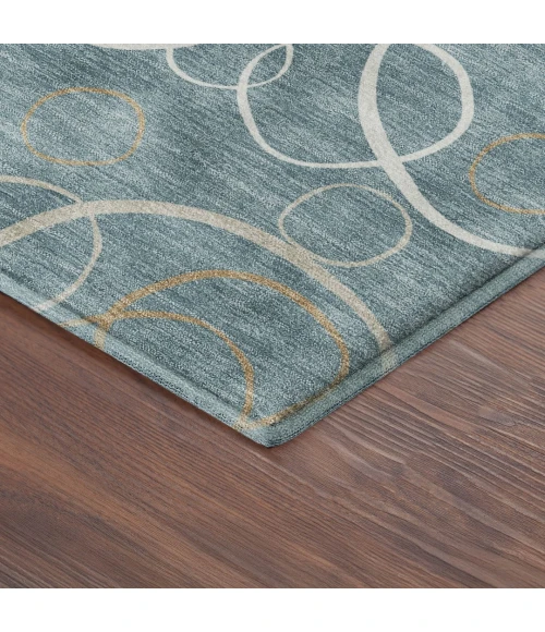 Addison Mayfield Teal AMF2408 8ft. x 10ft. Rect. Rug