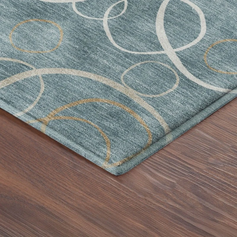 Addison Mayfield Teal AMF2408 5ft. x 7ft. 6in. Rect. Rug