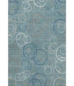 Addison Mayfield Teal AMF2408 8ft. x 10ft. Rect. Rug